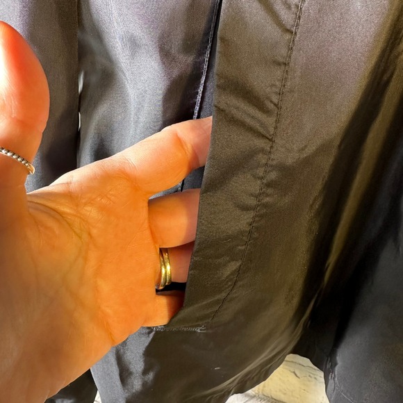 Neff Disney Mickey Mouse Coach Jacket Black Windbreaker Snap Front Womens Medium - Picture 11 of 14